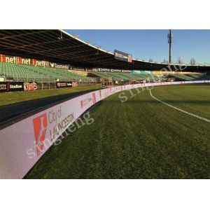 High Stability P10 Stadium Perimeter LED Display AC105 - 235V Input Voltage