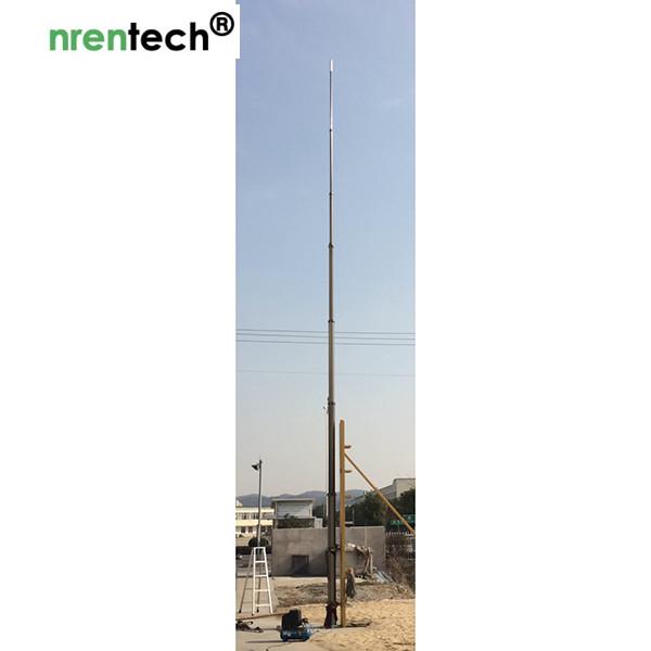 15m pneumatic telescopic mast-NR-2750-15000-30 for mobile antenna mast tower