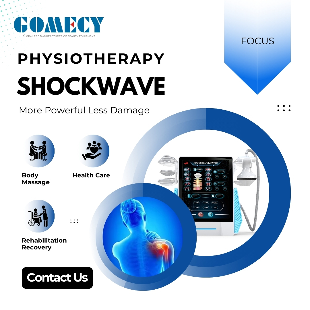 Focus Shockwave Therapy Machine for Safe and Accurate Treatment of Tendon Damage and Blood Circulation