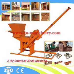 Manual Fly Ash Brick Making Machine 2-40 Manual Compressed Soil Brick Making