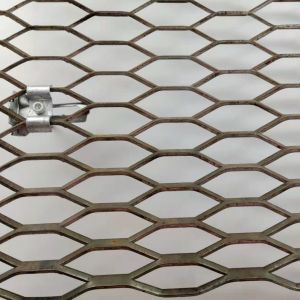Heavy Duty 3m X 1.5m Expanded Steel Mesh Hot Dipped Galvanized Hexagonal Hole