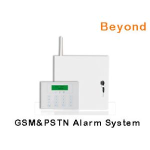 LCD GSM PSTN Metal Case Commercial Alarm System with 8 Wired zones 31 Wireless zones