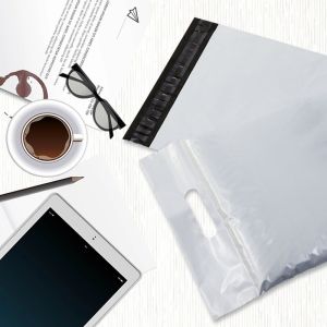 Double Handle Biodegradable Poly Mailers For Delivery Package