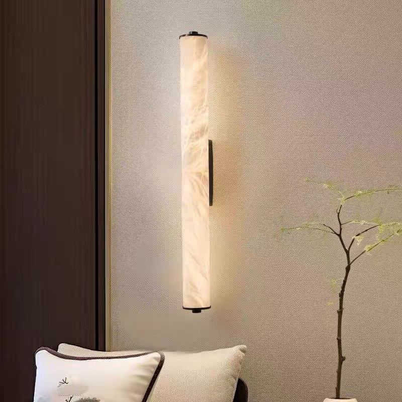 Marble led round and long and DIY wall lamp for project