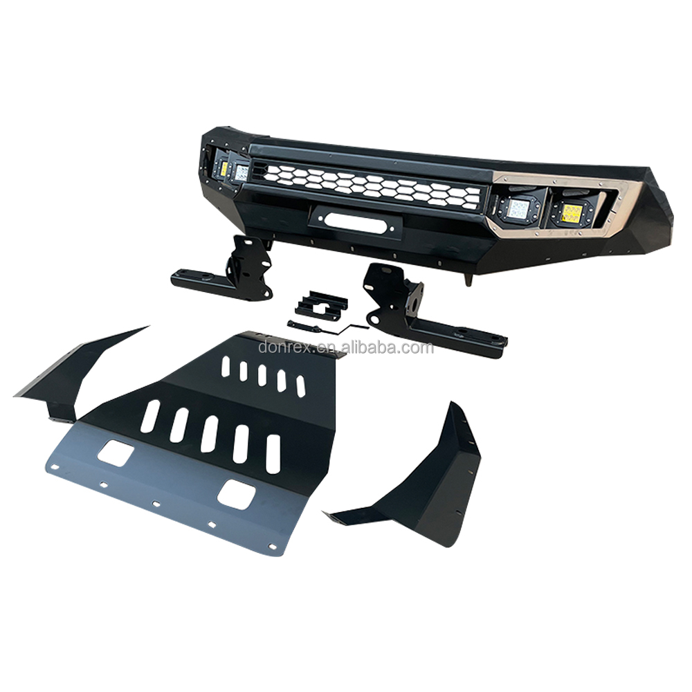 Custom Fit Black Powder Coated Front Bumper Bodykit Set for Nissan Navara LCV Europe