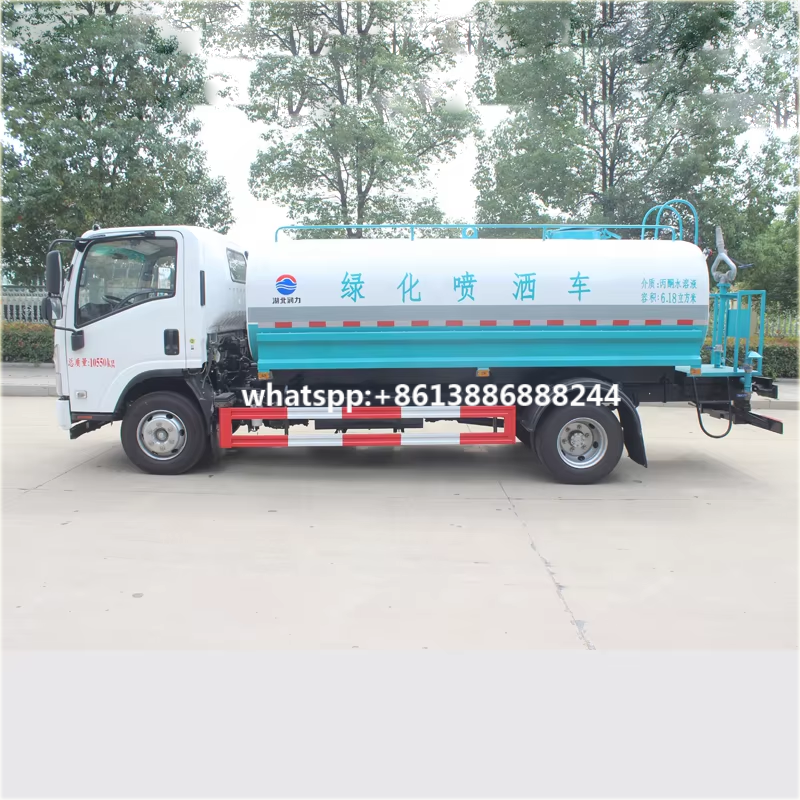 I SUZU 7000 -8000 Liters Sprinkler Truck tank Car Watering Truck water Bowser