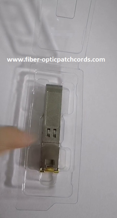 RJ45 Copper SFP Cover Clamshell Transceiver Plastic Box 1.25G 10G RJ45G SFP
