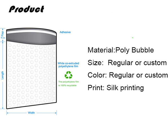 Bubble Mail Packaging Bags OEM ODM Padded Shipping Envelopes Waterproof Packaging