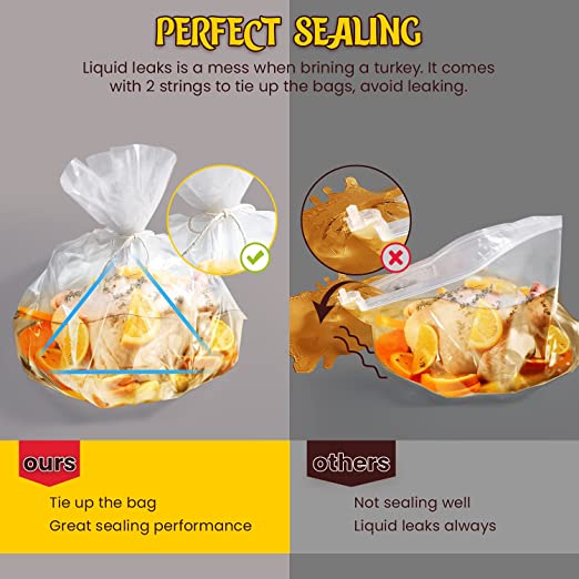 Oven Roasting Cooking Ribs Baking Fresh Meat Packaging Bags Ham Poultry Fish Seafood