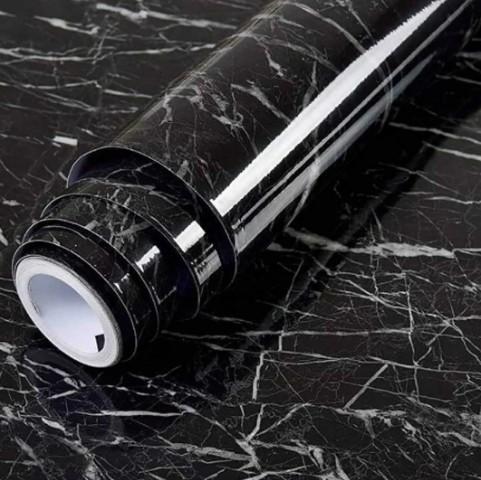 High Gloss Marble Membrane Film For Kitchen Cabinets Scratch-Resistant Laminate
