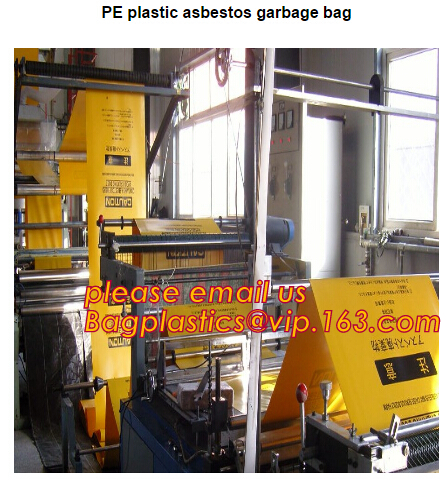 BUILDING FILMS, Asbestos bag, PE asbestos bag, building waste bag asbestos bag, building waste bag asbesto, rubble sacks
