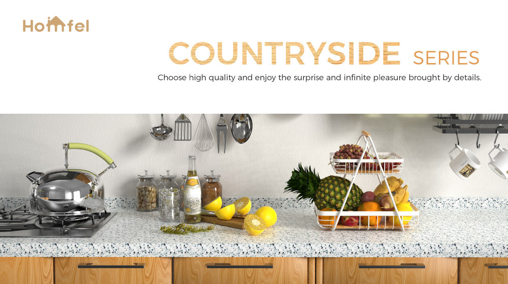 Modern Design Kitchen Organizer Iron Wire Basket For Storing Sundries Countertop