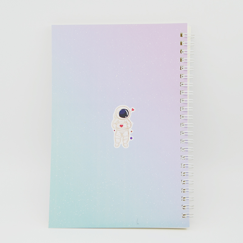 Pink Hard Cover A5 Custom Printing Notebook with Weekly Daily Planner and Paper Material