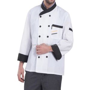 Unisex Adults Chef Uniform Tops Customized Plus Size Reaction Double Breasted