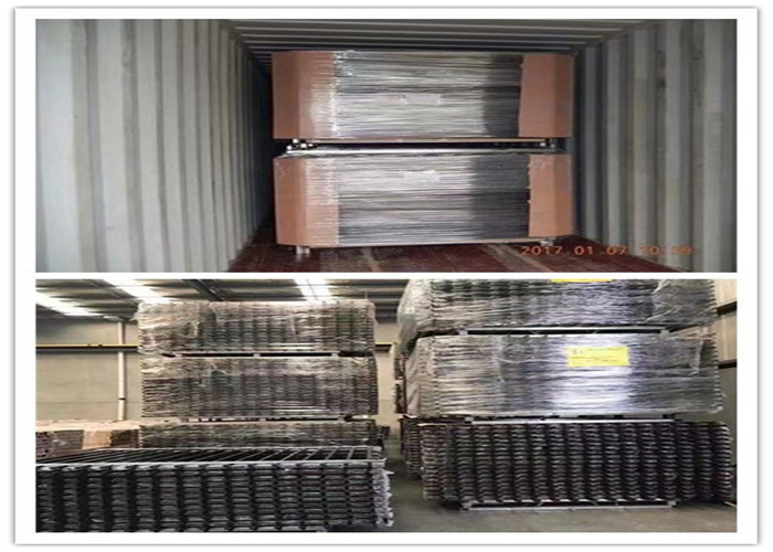 1.8x2.4m Steel Temporary Mesh Fencing / Electro Galvanized Garden Fence