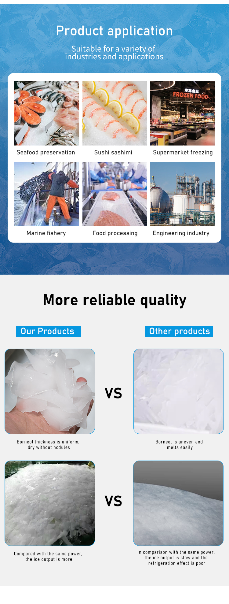 5000kg Ice Storage Capacity Industrial Flake Ice Machine for Industrial Ice Production