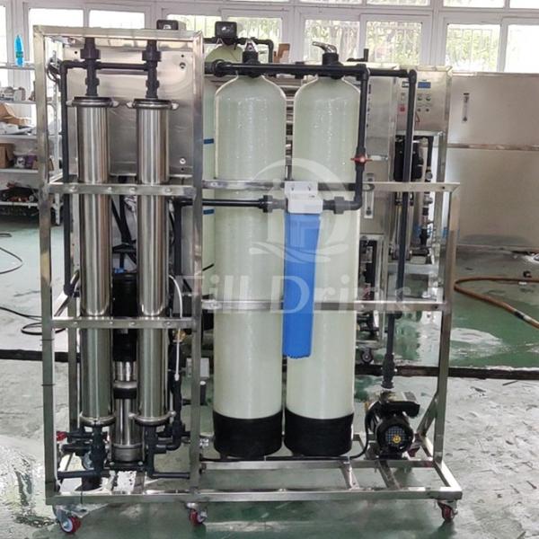 2000L/H Commercial Reverse Osmosis Water Treatment Systems Housing SUS 304 With
