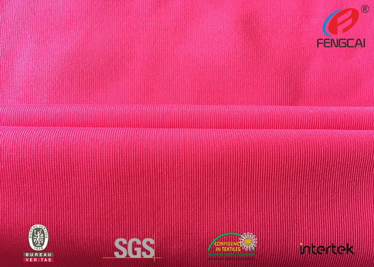 Custom Ponti Roma Rayon Nylon Spandex Blend Fabric , 82 Nylon 18 Spandex Fabric