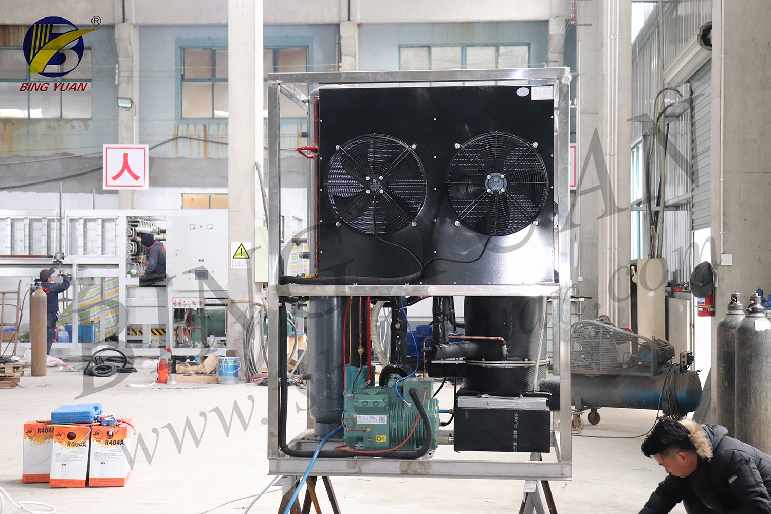 Customized, Popular Tube ice maker , Daily Capacity 8Ton Tube Ice Machine