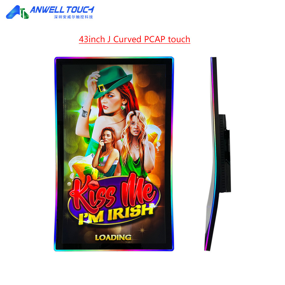 Anwell Touch New 43'' J Curved Touch Screen 1920 X 1080 Full HD Curved Gaming PCAP Touch Screen