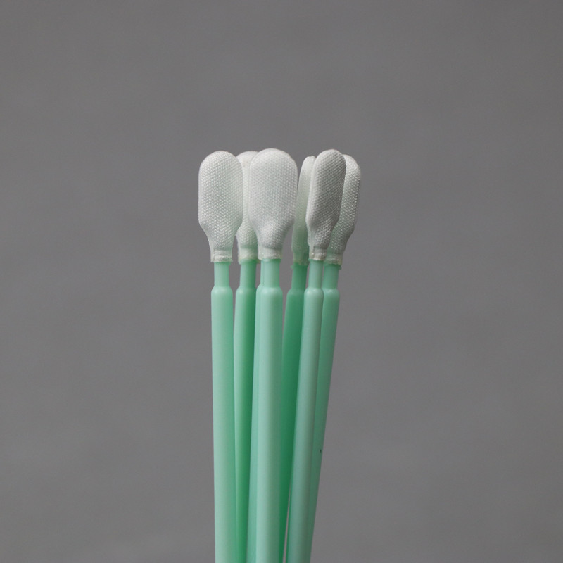 165mm Cleanroom Polyester Polypropylene Lint Free Swab Paddle Head