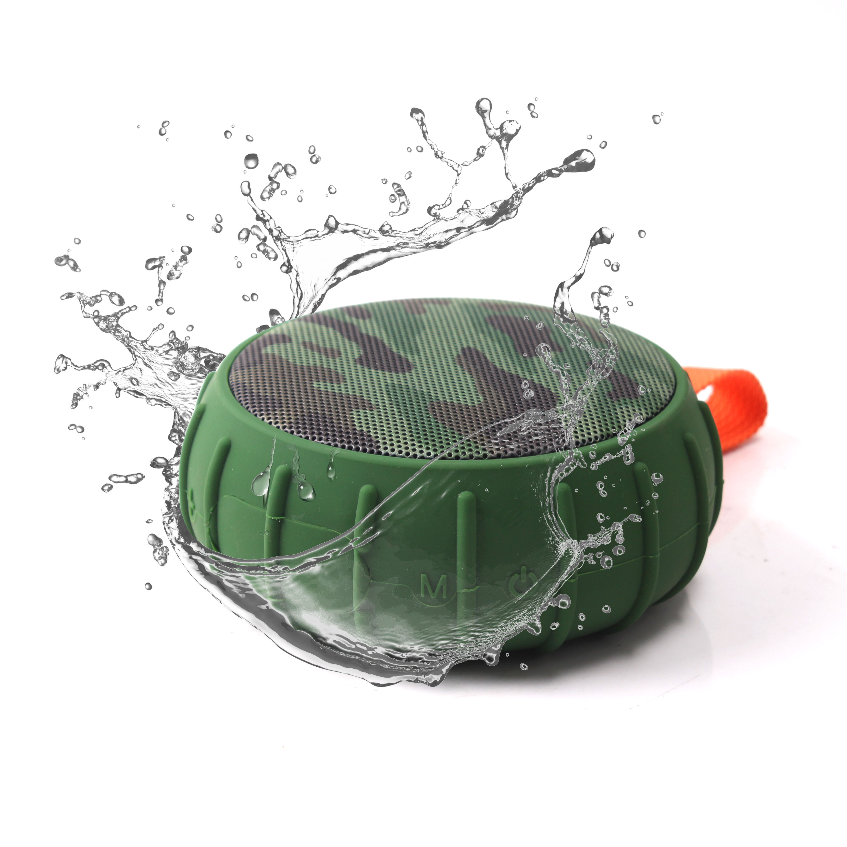 Outdoor Sports IPX67 Waterproof Portable Subwoofer Bass Wireless BT Speaker 113*50mm