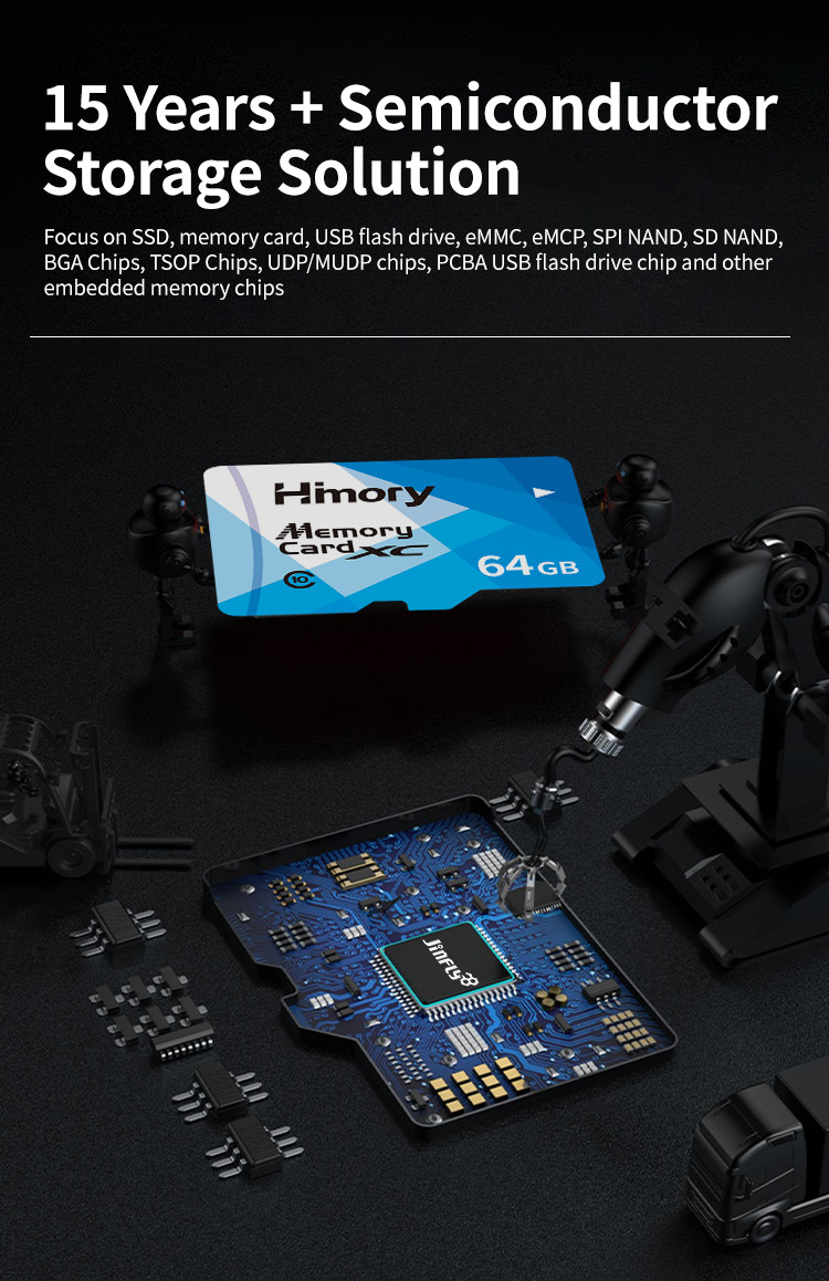 Class 10 Micro SD Memory Card , 64Gb 128Gb 256Gb Xc Sd Card