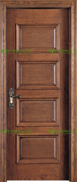 Main Entrance Wooden Double/Single Doors,Luxury Simple & Morden Timber Veneer