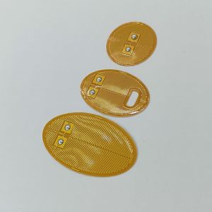 Electric Flexible Heater Film , Polyimide Heater Element With NTC Temperature