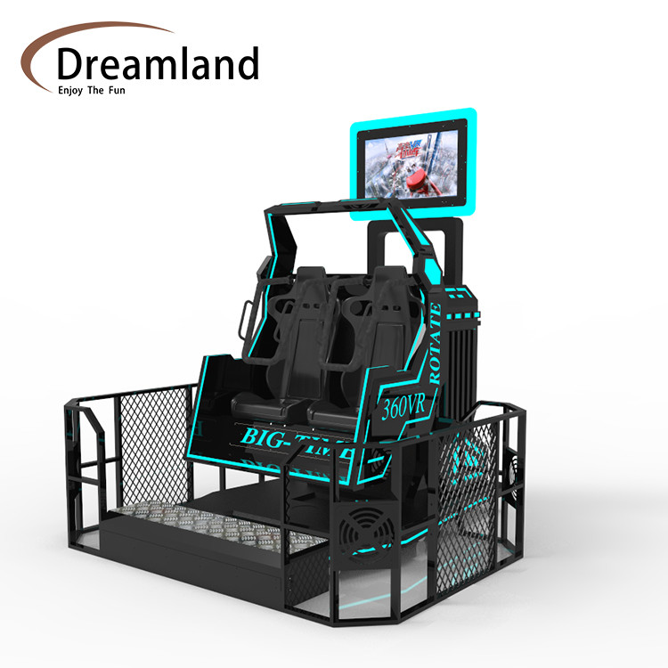 Black Immersive Entertainment Experience VR 360 Game Machine For Kids Age 8 Years