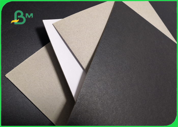 1.2mm 2mm Black Laminated Gray Board For Stationery Good Smoothness A4 A3