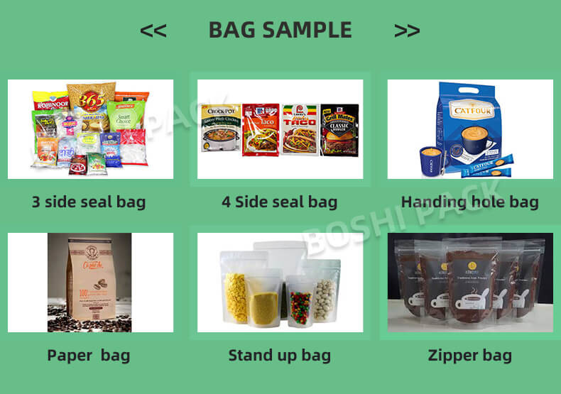 Protein Powder Egg Powder Energy Powder Pouch Packing Machine With Zipper