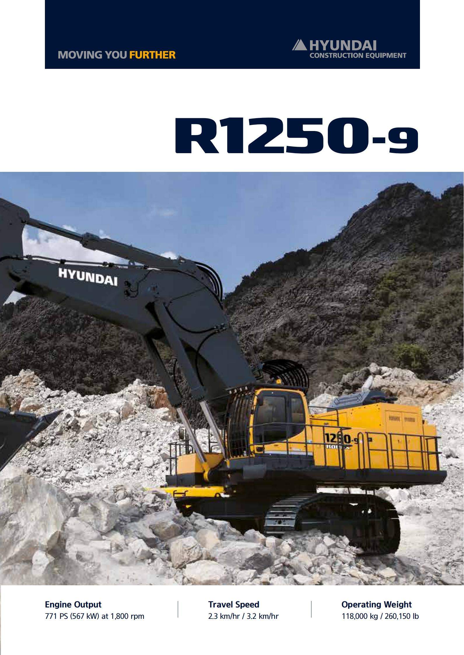 Hyundai Excavator HX1250