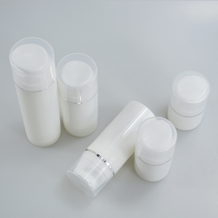 PP Refillable 30ml 50ml 100ml 120ml 200ml White Plastic Vacuum Cosmetic Serum Lotion Spray Airless Pump Bottle