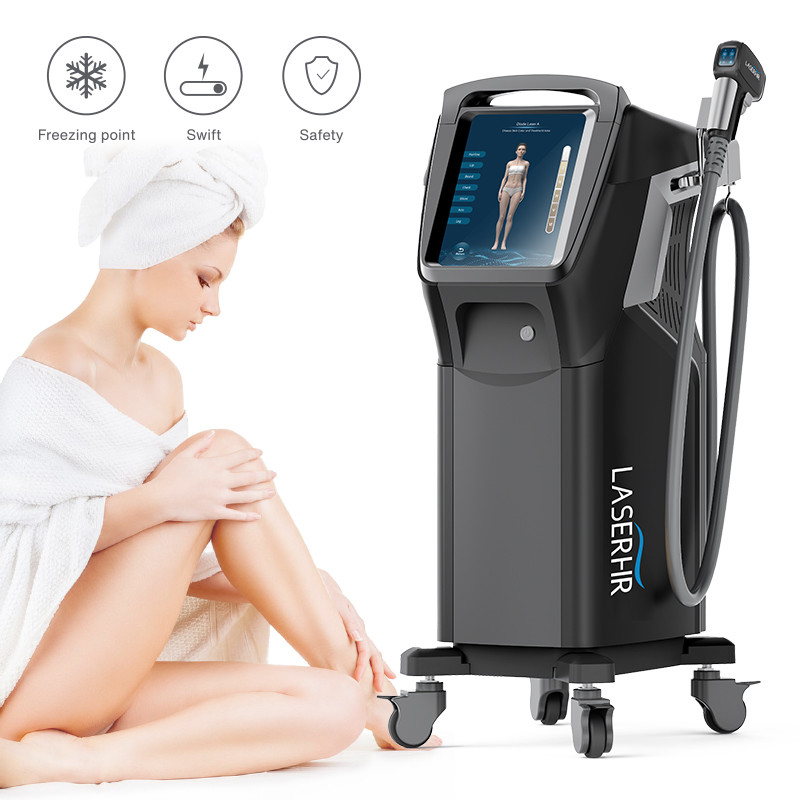 1800W 808nm Diode Laser Hair Removal Machine12 Laser Bar diode ice laser