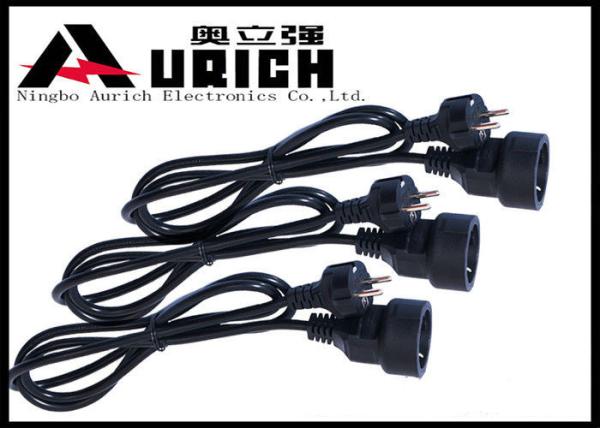Flexible Electrical European 3 Prong Ac Power Cord Cable For Rice Cooker /