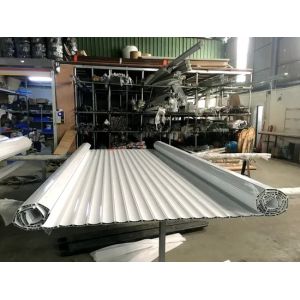 77 mm Foam Roller Shutter with 8000 Squares/Meter Per Month Capacity and 60 KG/ CBM Insulated Aluminum PU Foaming Roller Shutter