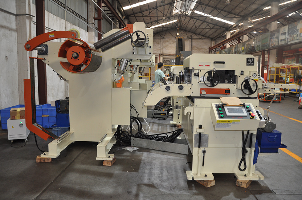 Auto Stamping Punching Machine 3 in 1 Feeder Straightener Rack Coil Handling Equipment