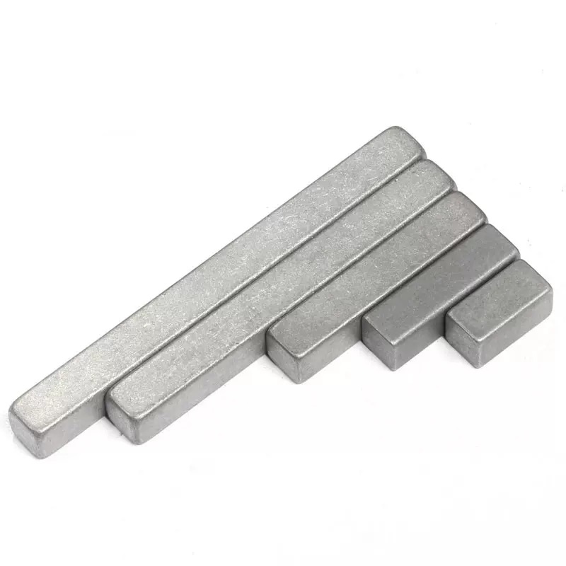 Plain DIN6880 Carbon Steel Square Flat Key for M3-M100 Market