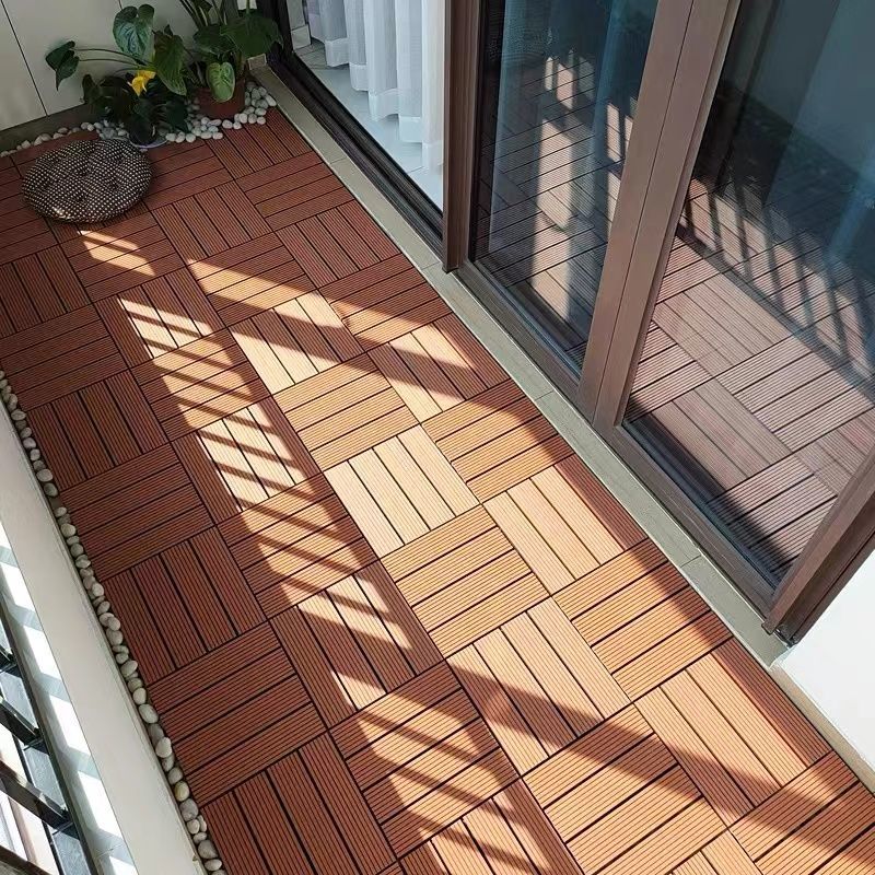 Synthetic Wood Plastic Composite/WPC Outdoor Decking Floor Tiles