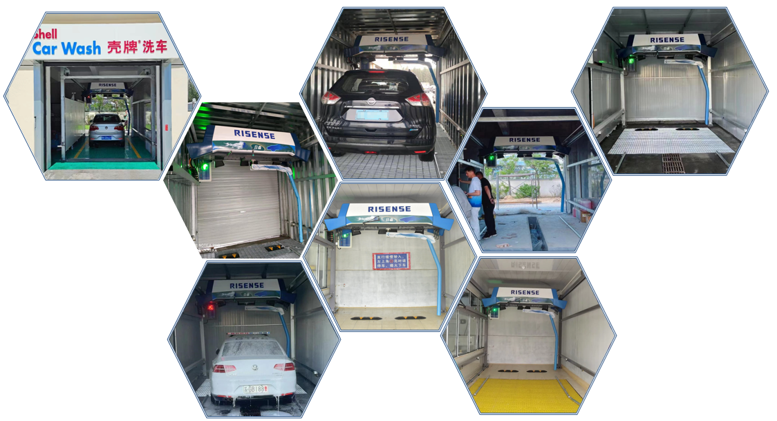 360 Automatic Touchless Car Washing System Optimal Shampoo Consumption of 25-60ml/car