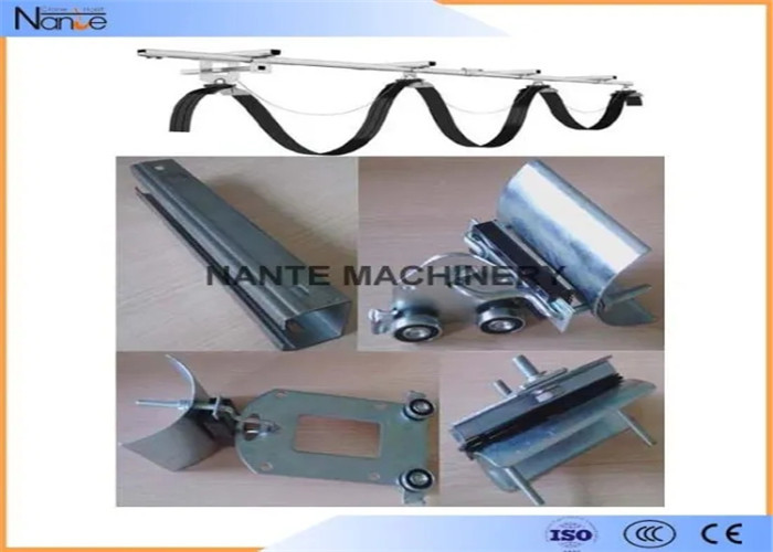 Flat Cable Festoon Track System For Crane And Trolley Power Supply