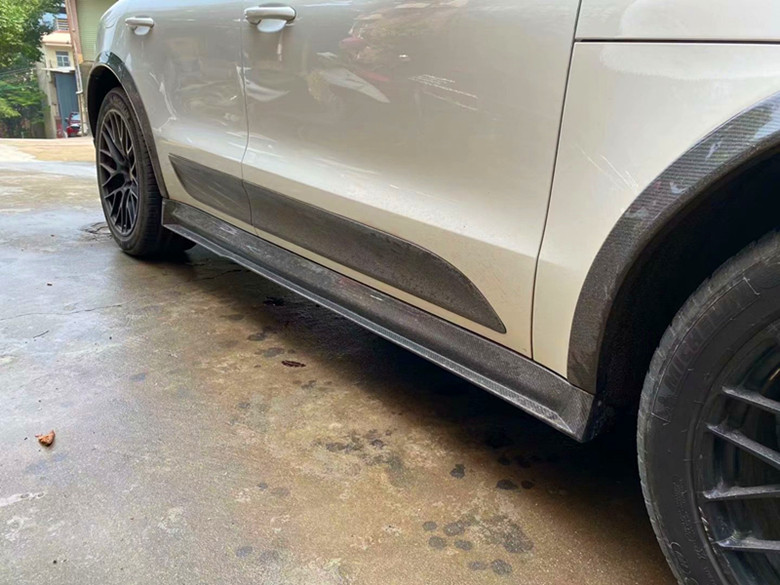 High Quality Carbon Fiber Kit Macan Body Kit ForMacan Front and Rear Side Skirts Spoiler Wide Bodyki