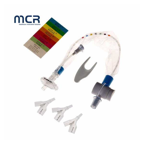Child Type Closed Suction System Disposable Closed Suction Catheter 72H With 3