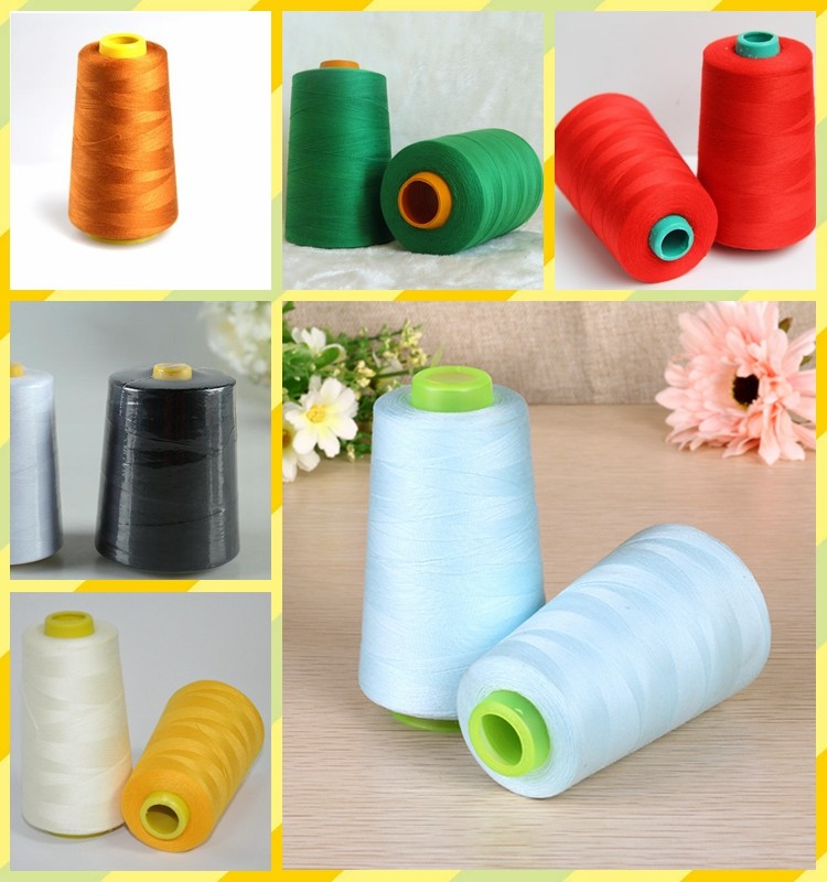 40/2 5000 Yard , 4000 Yards Colors 100% Polyester Sewing Thread On Sale