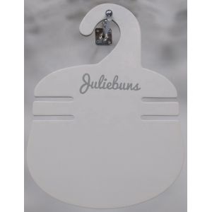 Adjustable 100% Recycled Cardboard Bib Hanger Custom Logo For Newborn Baby