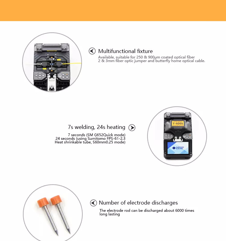 Sumitomo T 400s Fusion Splicer Single Core For Outdoor And Indoor