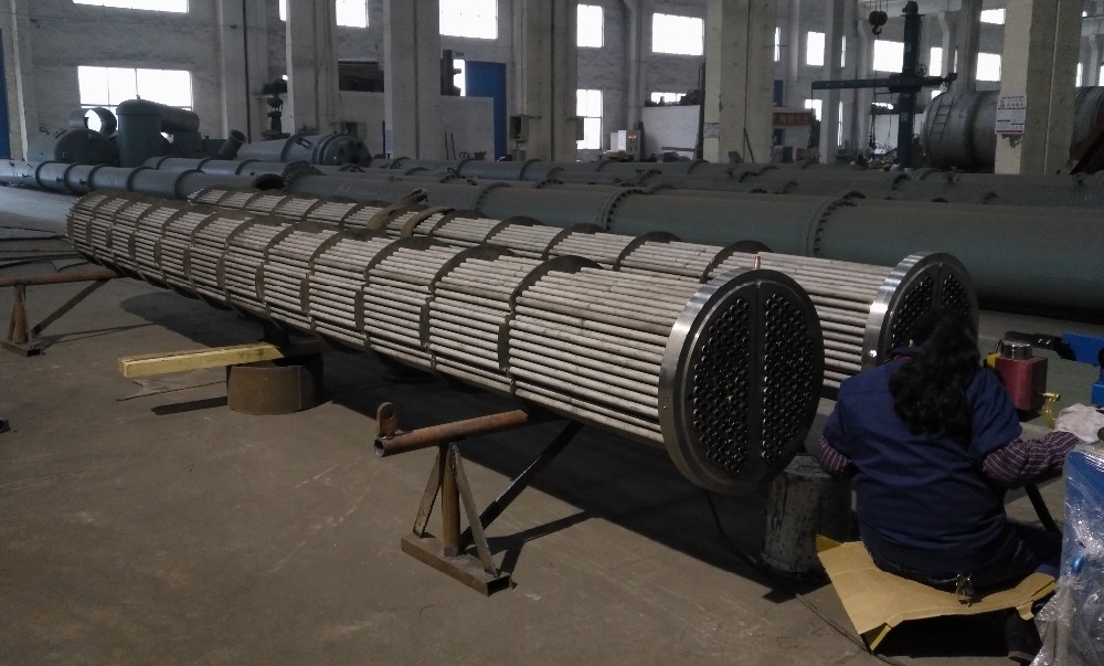Air Water Cooling Stainless Steel Shell And Tube Heat Exchanger Long Service Life