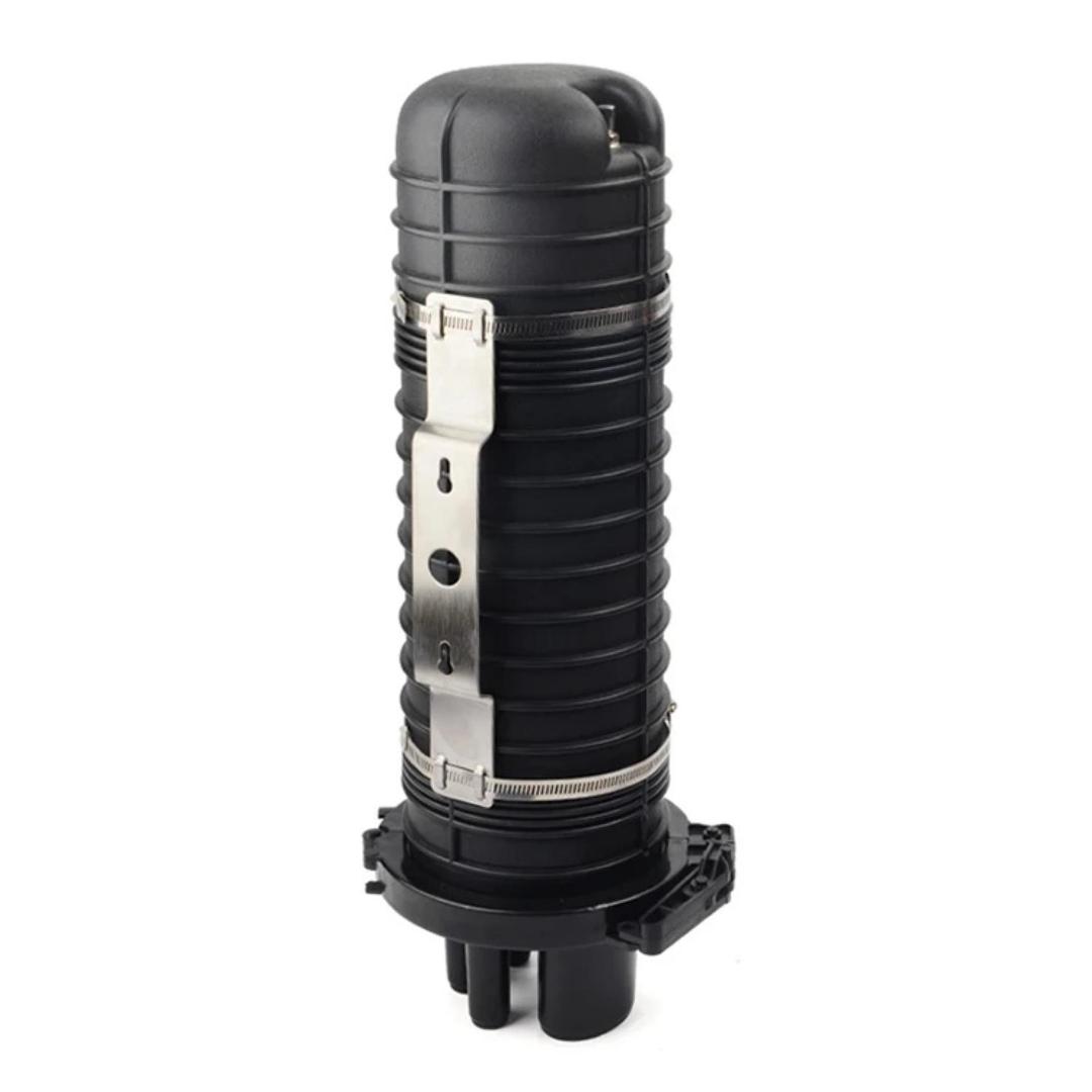 500MM x 200MM Dimension IP68 Dome FTTH Fiber Optic Splice Closure 1IN-4OUT Waterproof