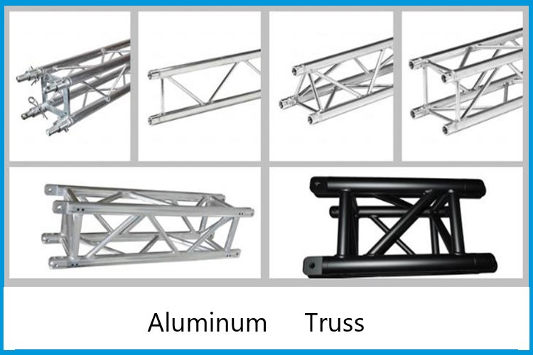 Brace Tube 12*2mm Portable Outdoor Roof Truss System for Hanging Speaker and Lighting